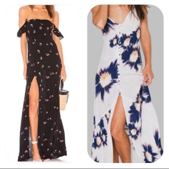 NWT Flynn Skye XS Bardot maxi dress - Picture 7 of 11